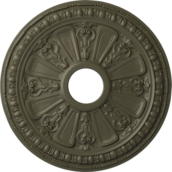 Ekena Millwork Raymond Ceiling Medallion (Fits Canopies up to 5 1/8"), 18 1/8"OD 3 5/8"ID x 1 1/8"P, Witch Hazel CM18RAWHF - main